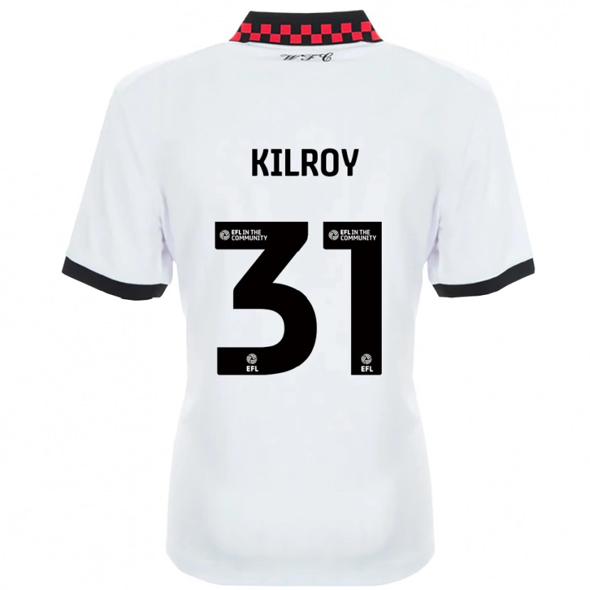 Danxen Damen Jenson Kilroy #31 Weiß Schwarz Auswärtstrikot Trikot 2025/26 T-Shirt Österreich