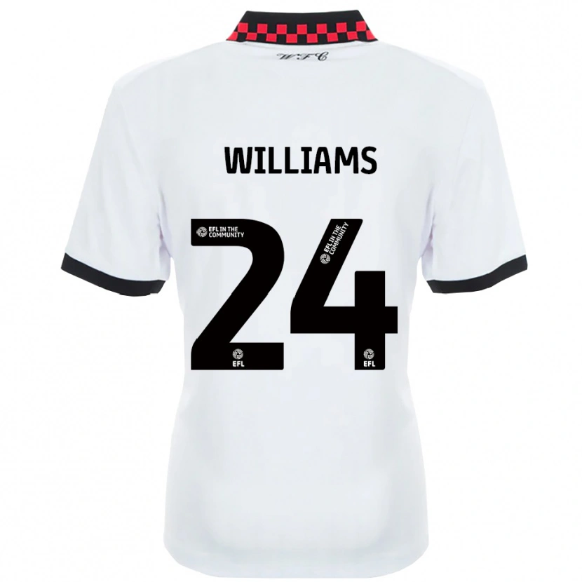 Danxen Damen Harry Williams #24 Weiß Schwarz Auswärtstrikot Trikot 2025/26 T-Shirt Österreich