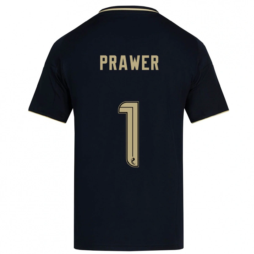 Danxen Damen Anna Prawer #1 Marine Gold Auswärtstrikot Trikot 2025/26 T-Shirt Österreich
