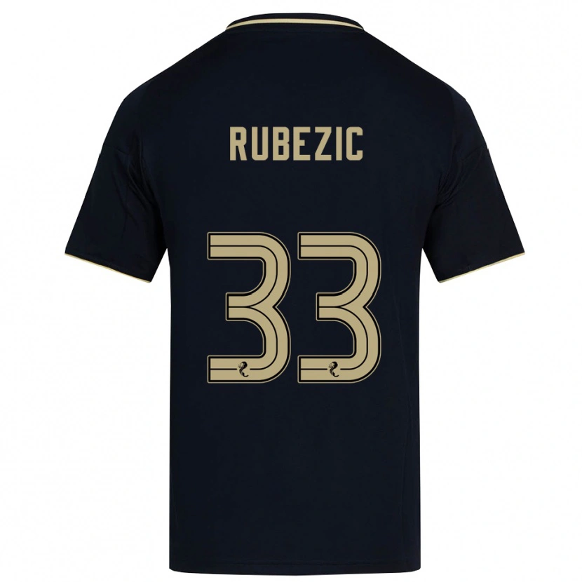 Danxen Damen Slobodan Rubezic #33 Marine Gold Auswärtstrikot Trikot 2025/26 T-Shirt Österreich