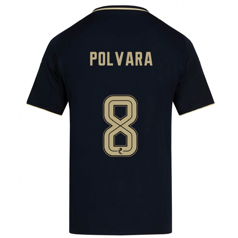 Danxen Damen Dante Polvara #8 Marine Gold Auswärtstrikot Trikot 2025/26 T-Shirt Österreich