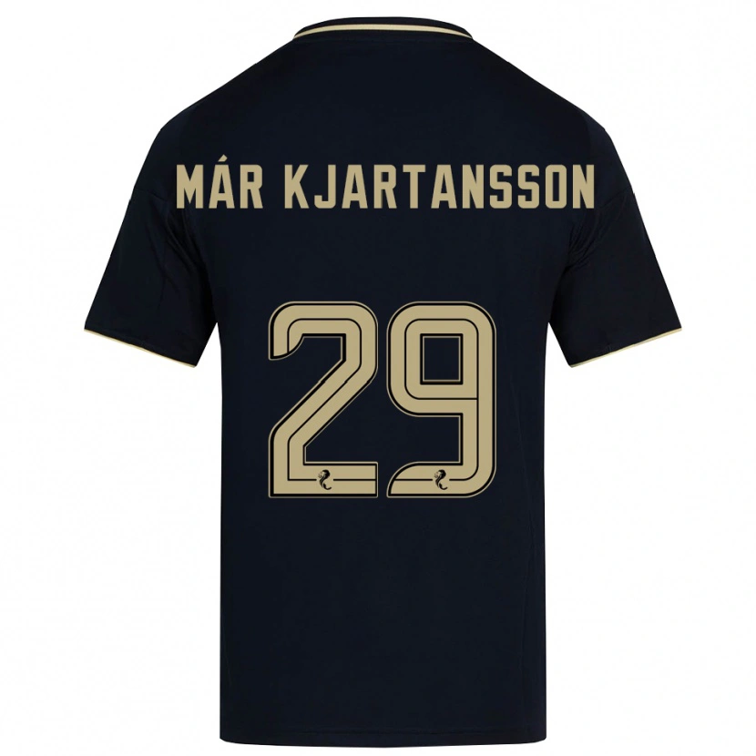 Danxen Damen Kjartan Már Kjartansson #29 Marine Gold Auswärtstrikot Trikot 2025/26 T-Shirt Österreich