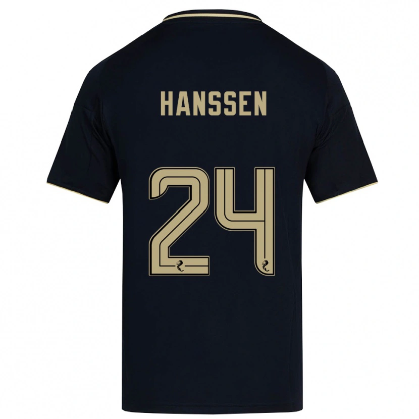 Danxen Damen Nadine Hanssen #24 Marine Gold Auswärtstrikot Trikot 2025/26 T-Shirt Österreich