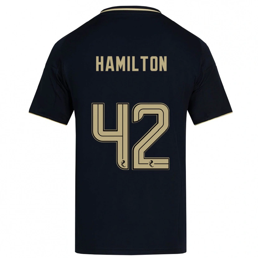 Danxen Damen Brendan Hamilton #42 Marine Gold Auswärtstrikot Trikot 2025/26 T-Shirt Österreich