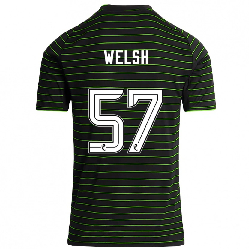 Danxen Damen Stephen Welsh #57 Schwarz Grün Auswärtstrikot Trikot 2025/26 T-Shirt Österreich