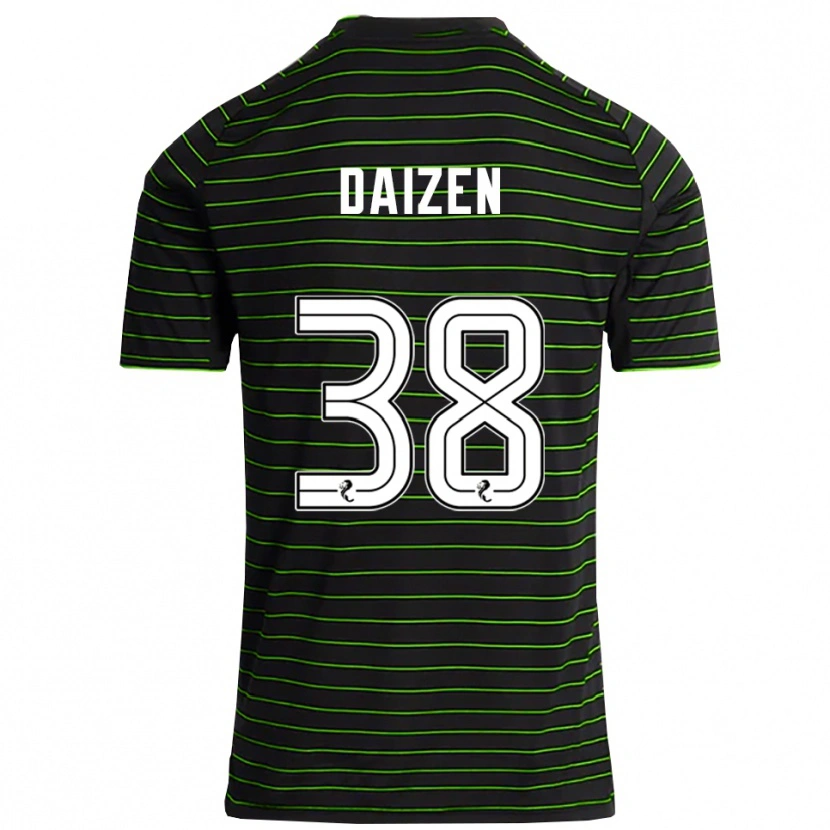 Danxen Damen Daizen Maeda #38 Schwarz Grün Auswärtstrikot Trikot 2025/26 T-Shirt Österreich