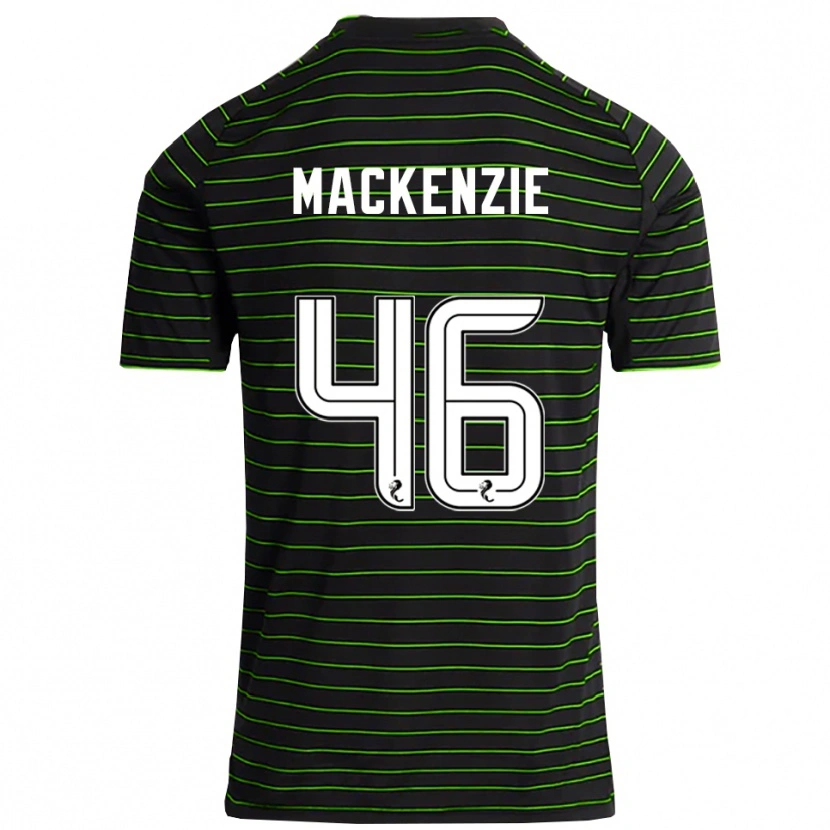 Danxen Damen Magnus Mackenzie #46 Schwarz Grün Auswärtstrikot Trikot 2025/26 T-Shirt Österreich