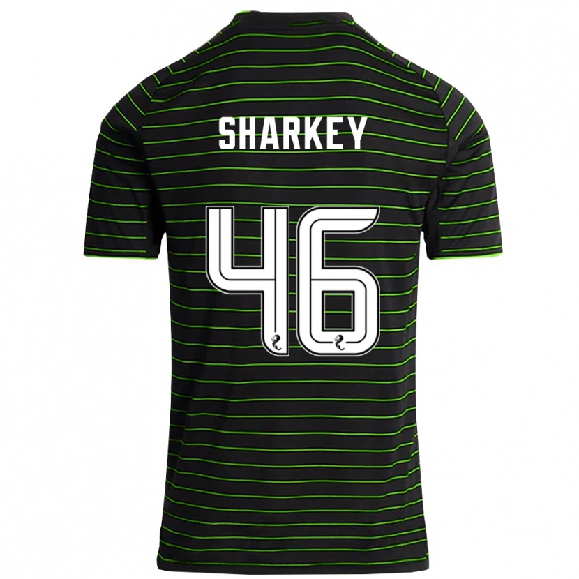Danxen Damen Amy Sharkey #46 Schwarz Grün Auswärtstrikot Trikot 2025/26 T-Shirt Österreich