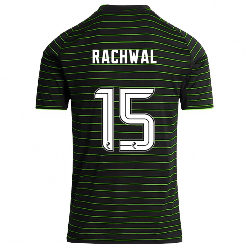 Danxen Damen Robert Rachwal #15 Schwarz Grün Auswärtstrikot Trikot 2025/26 T-Shirt Österreich