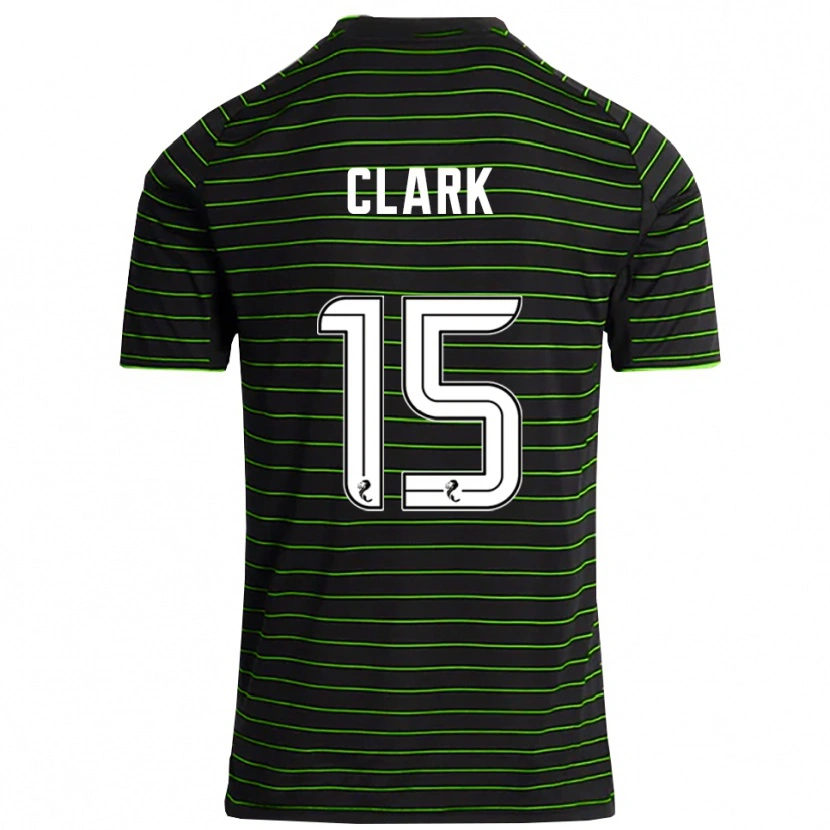 Danxen Damen Kelly Clark #15 Schwarz Grün Auswärtstrikot Trikot 2025/26 T-Shirt Österreich