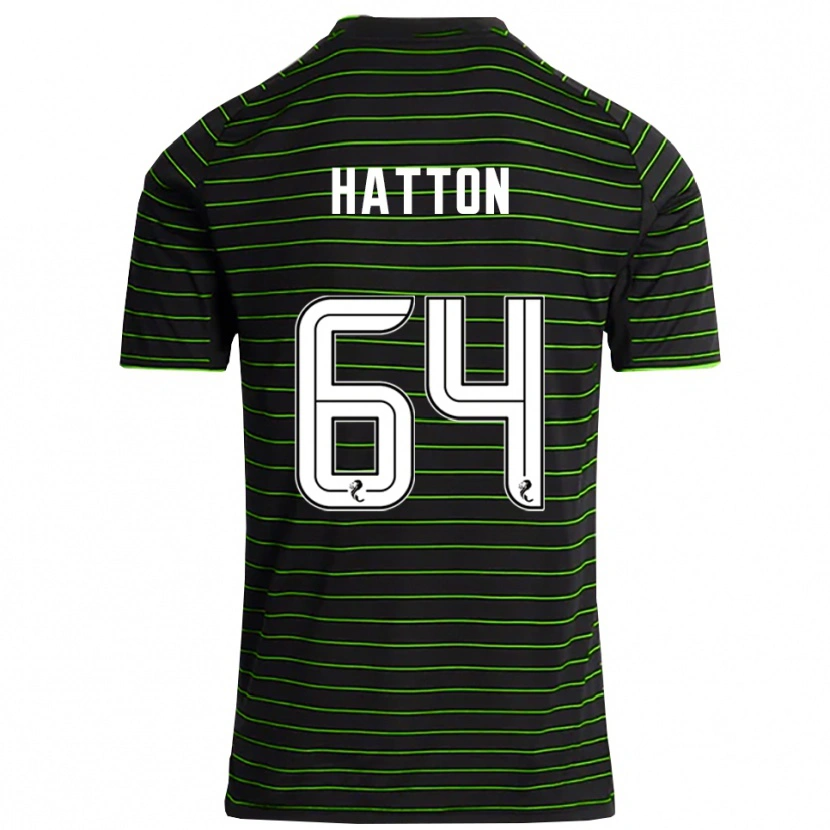 Danxen Damen Thomas Hatton #64 Schwarz Grün Auswärtstrikot Trikot 2025/26 T-Shirt Österreich