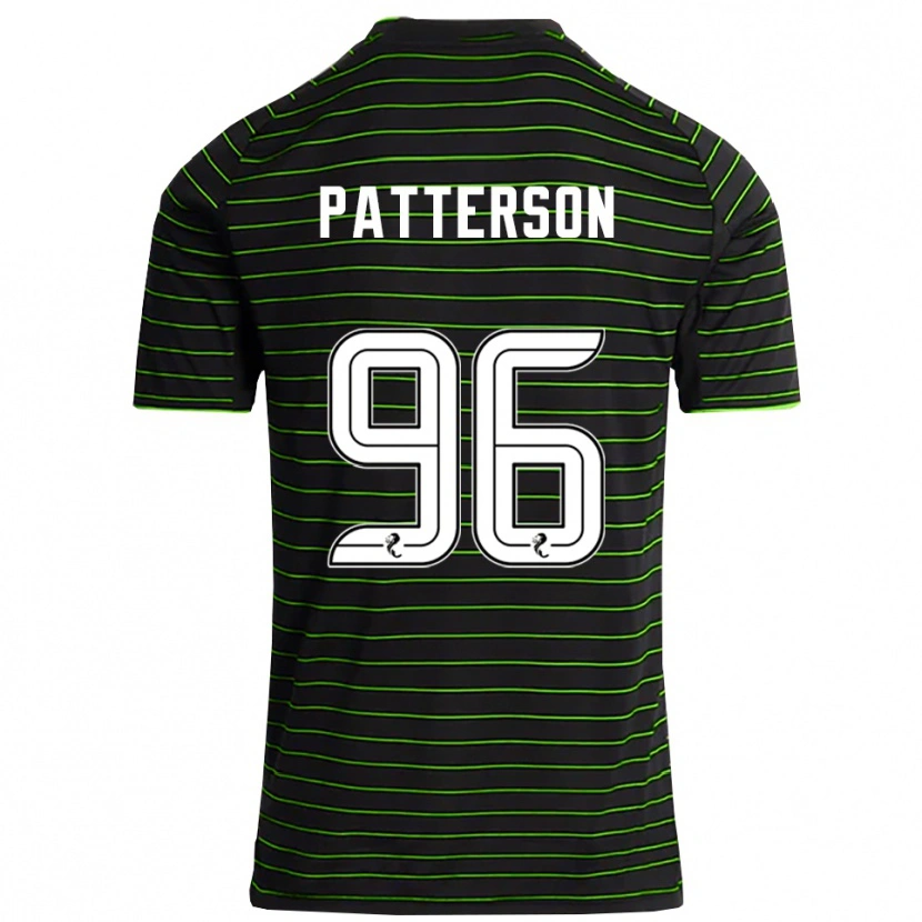 Danxen Damen Cameron Patterson #96 Schwarz Grün Auswärtstrikot Trikot 2025/26 T-Shirt Österreich