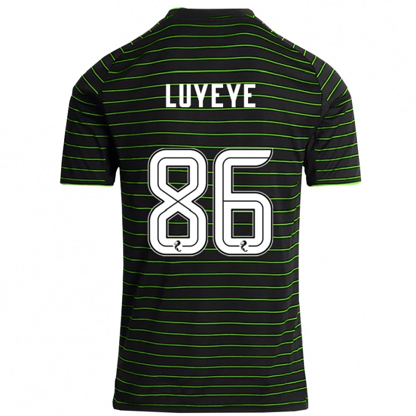Danxen Damen Benny-Jackson Luyeye #86 Schwarz Grün Auswärtstrikot Trikot 2025/26 T-Shirt Österreich