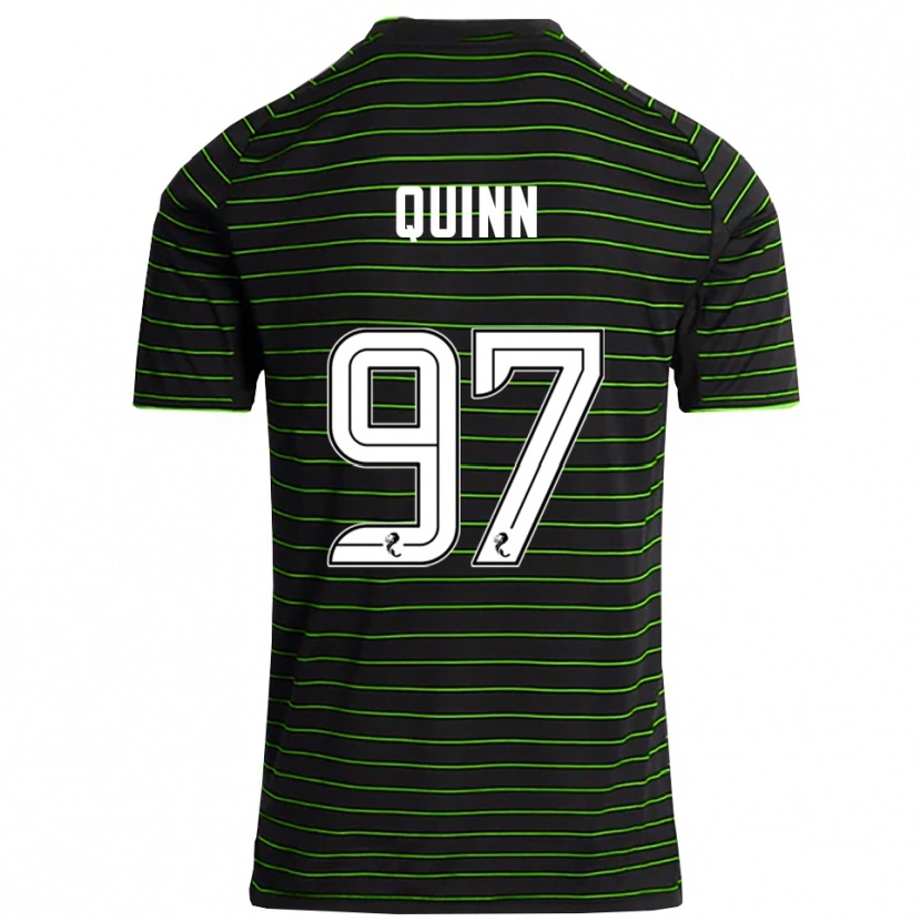 Danxen Damen Ben Quinn #97 Schwarz Grün Auswärtstrikot Trikot 2025/26 T-Shirt Österreich