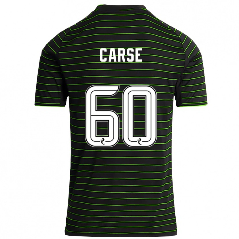 Danxen Damen Mackenzie Carse #60 Schwarz Grün Auswärtstrikot Trikot 2025/26 T-Shirt Österreich