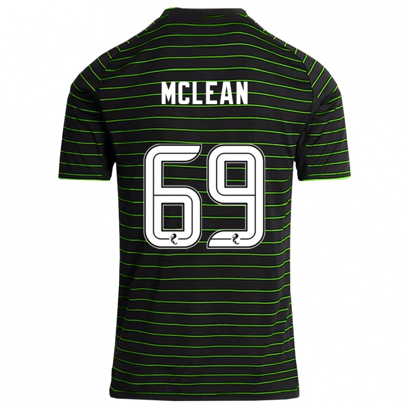 Danxen Damen Kai Mclean #69 Schwarz Grün Auswärtstrikot Trikot 2025/26 T-Shirt Österreich