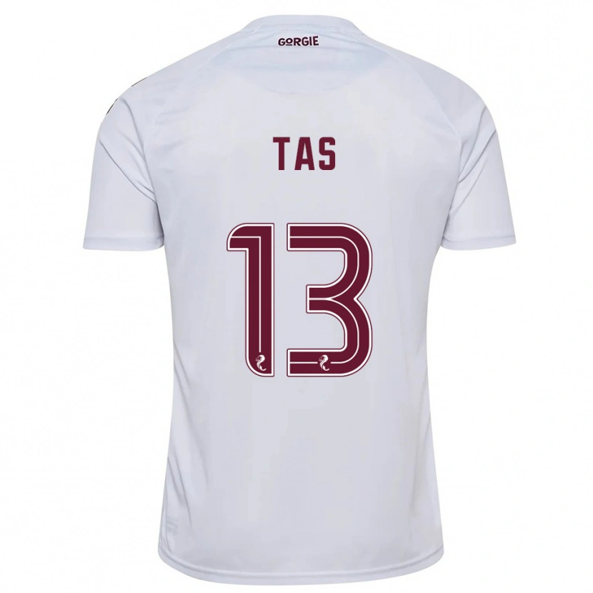 Danxen Damen Lyndon Tas #13 Weiß Burgunderrot Auswärtstrikot Trikot 2025/26 T-Shirt Österreich