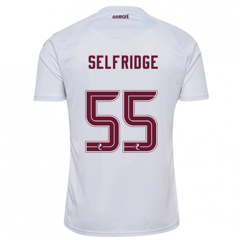 Danxen Damen Louis Selfridge #55 Weiß Burgunderrot Auswärtstrikot Trikot 2025/26 T-Shirt Österreich