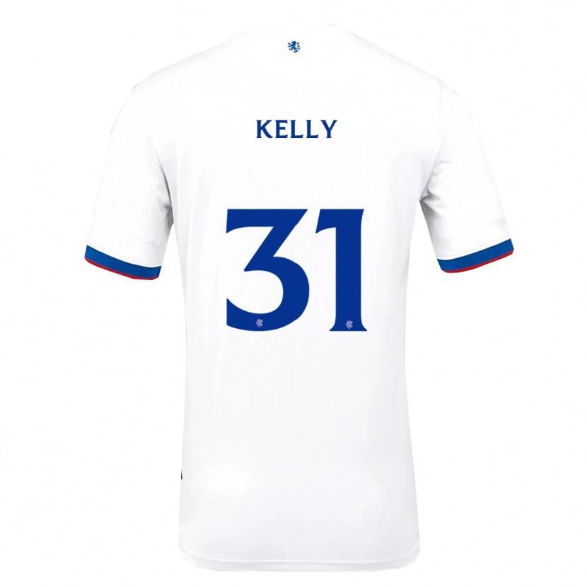 Danxen Damen Liam Kelly #31 Weiß Rot Blau Auswärtstrikot Trikot 2025/26 T-Shirt Österreich