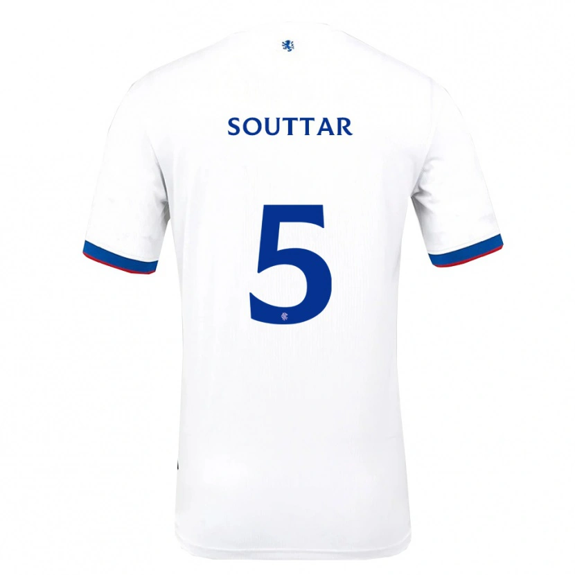 Danxen Damen John Souttar #5 Weiß Rot Blau Auswärtstrikot Trikot 2025/26 T-Shirt Österreich