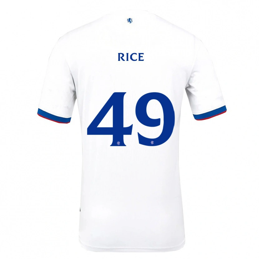 Danxen Damen Bailey Rice #49 Weiß Rot Blau Auswärtstrikot Trikot 2025/26 T-Shirt Österreich