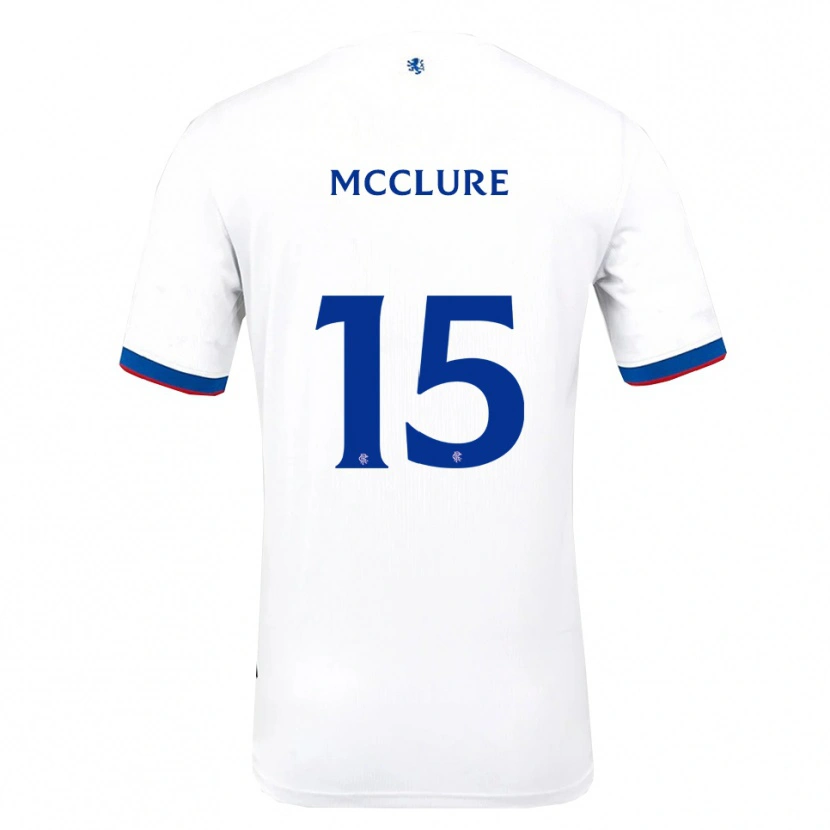 Danxen Damen Blaine Mcclure #15 Weiß Rot Blau Auswärtstrikot Trikot 2025/26 T-Shirt Österreich