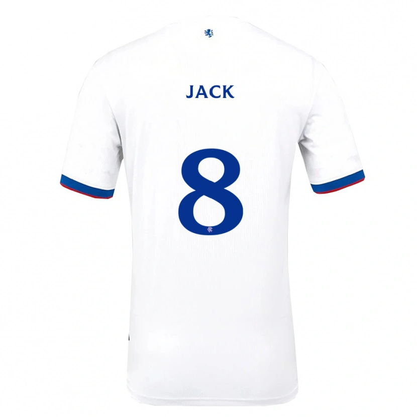 Danxen Damen Ryan Jack #8 Weiß Rot Blau Auswärtstrikot Trikot 2025/26 T-Shirt Österreich