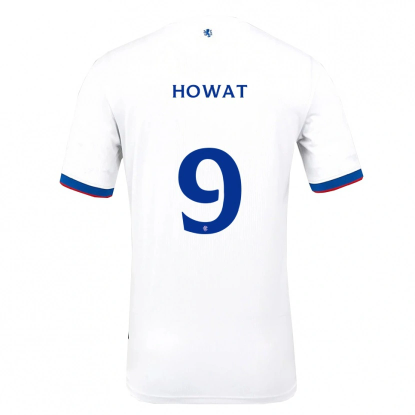 Danxen Damen Kirsty Howat #9 Weiß Rot Blau Auswärtstrikot Trikot 2025/26 T-Shirt Österreich