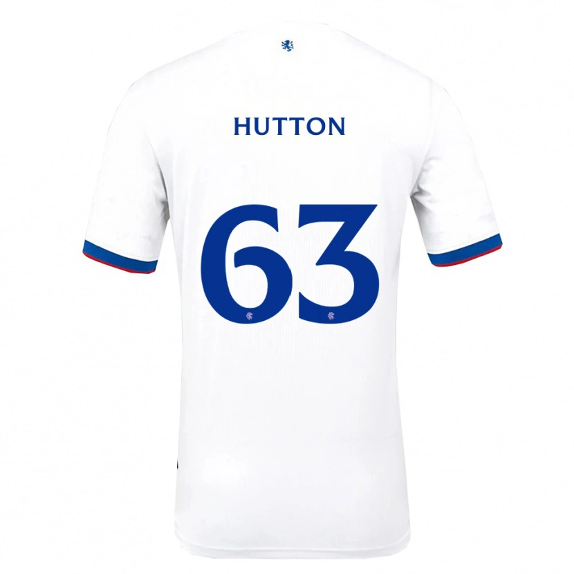 Danxen Damen Zander Hutton #63 Weiß Rot Blau Auswärtstrikot Trikot 2025/26 T-Shirt Österreich