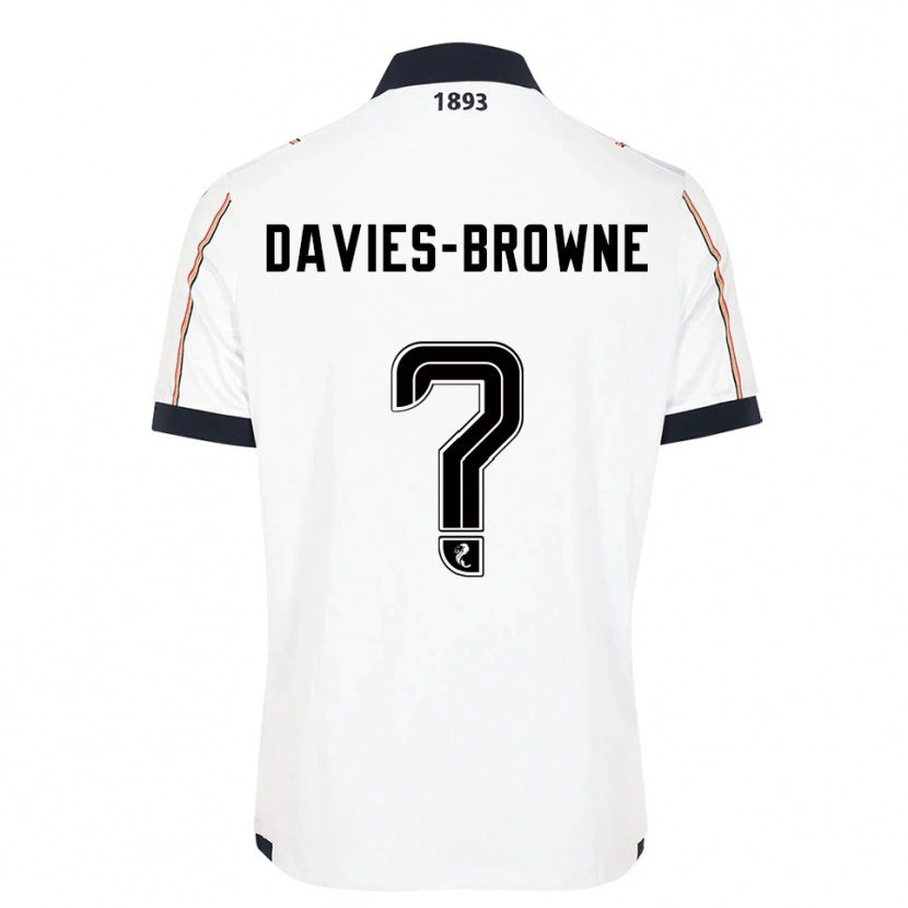 Danxen Damen Tobias Davies-Browne #0 Weiß Marine Rot Auswärtstrikot Trikot 2025/26 T-Shirt Österreich