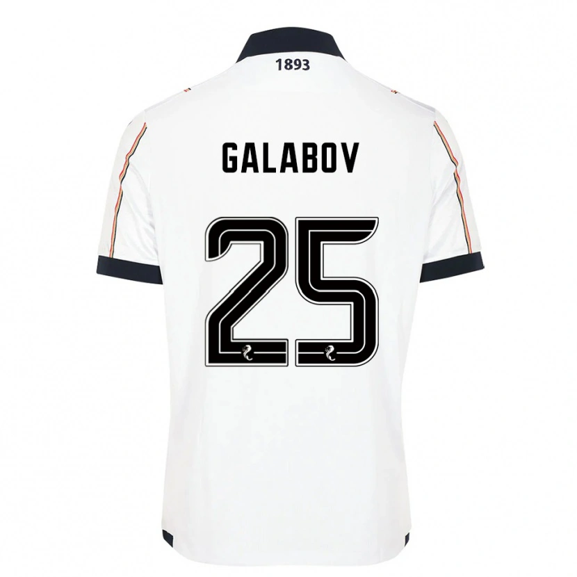 Danxen Damen Plamen Galabov #25 Weiß Marine Rot Auswärtstrikot Trikot 2025/26 T-Shirt Österreich