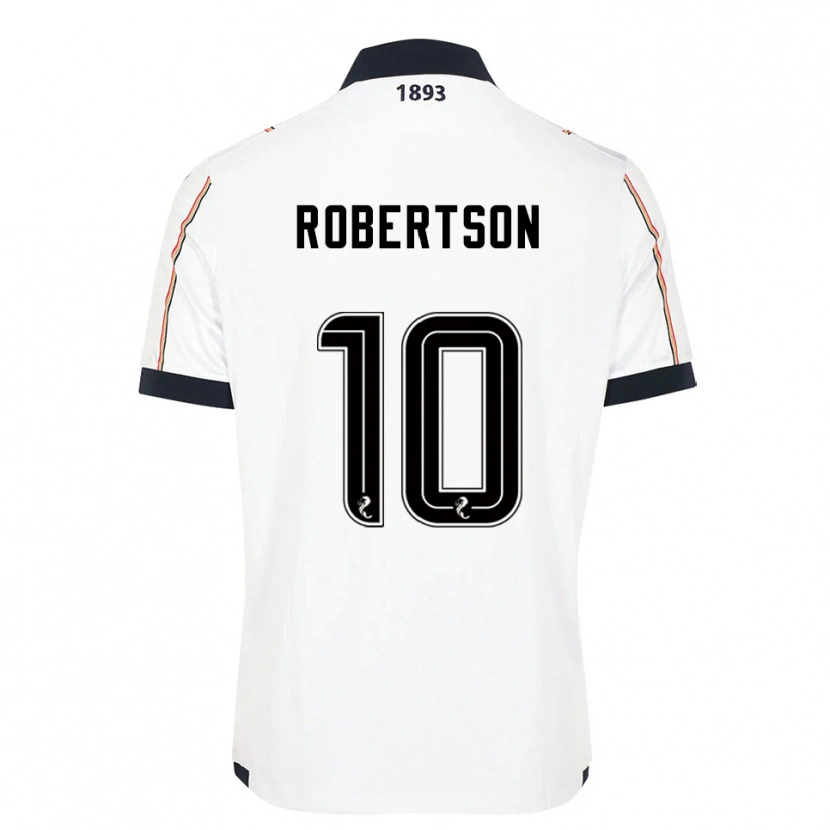 Danxen Damen Finlay Robertson #10 Weiß Marine Rot Auswärtstrikot Trikot 2025/26 T-Shirt Österreich