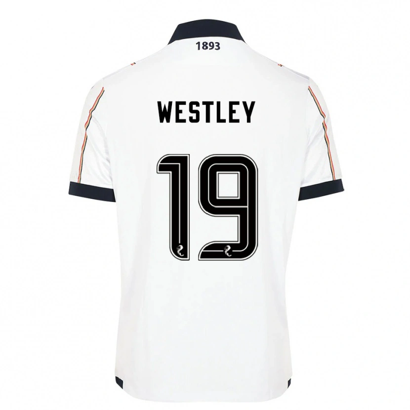 Danxen Damen Joe Westley #19 Weiß Marine Rot Auswärtstrikot Trikot 2025/26 T-Shirt Österreich