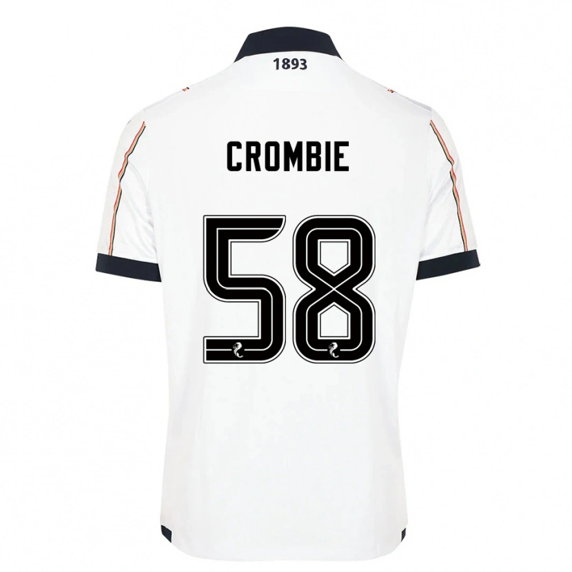 Danxen Damen Ethan Crombie #58 Weiß Marine Rot Auswärtstrikot Trikot 2025/26 T-Shirt Österreich