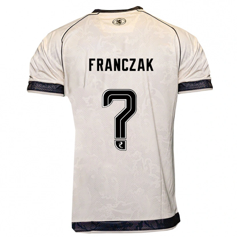 Danxen Damen Emil Franczak #0 Weiß Schwarz Auswärtstrikot Trikot 2025/26 T-Shirt Österreich