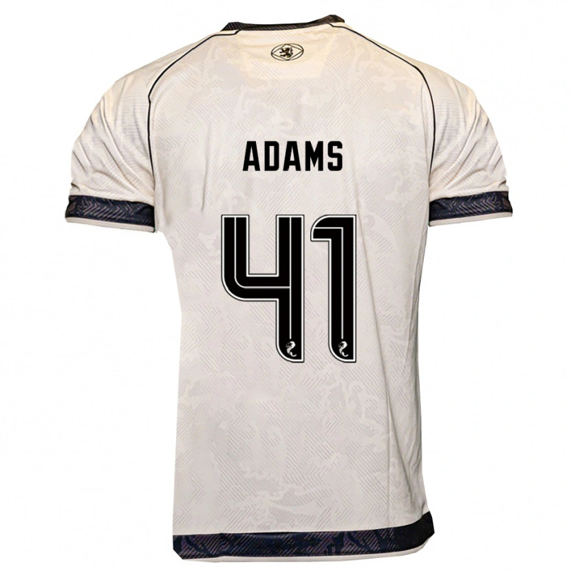 Danxen Damen Ruairidh Adams #41 Weiß Schwarz Auswärtstrikot Trikot 2025/26 T-Shirt Österreich