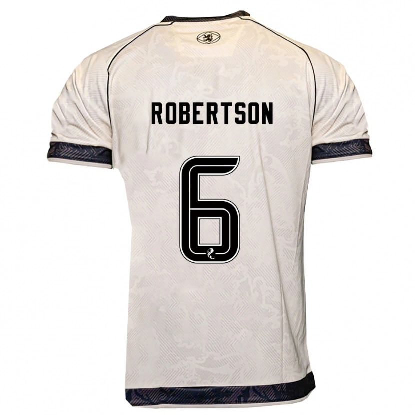 Danxen Damen Ashley Robertson #6 Weiß Schwarz Auswärtstrikot Trikot 2025/26 T-Shirt Österreich
