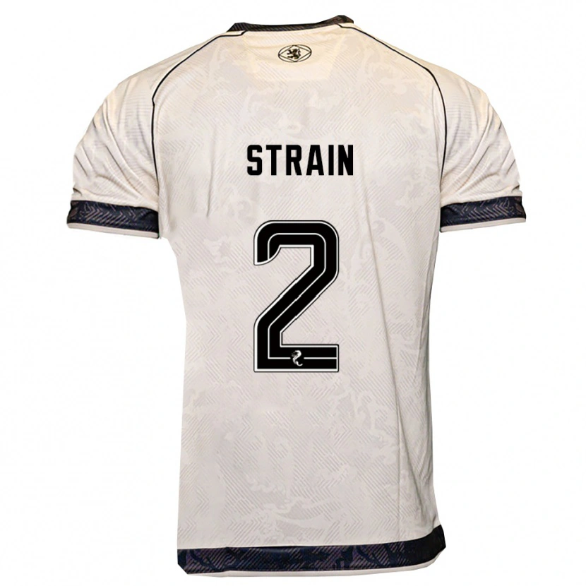 Danxen Damen Ryan Strain #2 Weiß Schwarz Auswärtstrikot Trikot 2025/26 T-Shirt Österreich
