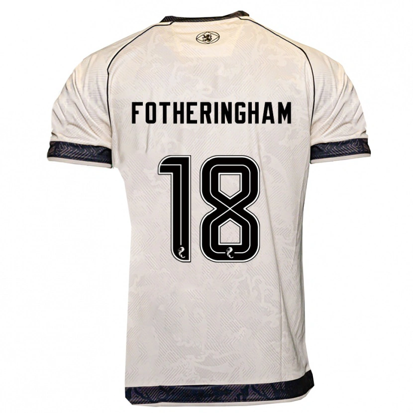 Danxen Damen Kai Fotheringham #18 Weiß Schwarz Auswärtstrikot Trikot 2025/26 T-Shirt Österreich