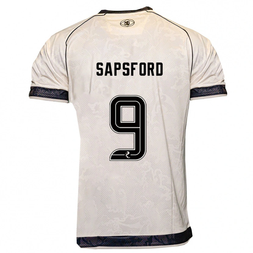 Danxen Damen Zachary Sapsford #9 Weiß Schwarz Auswärtstrikot Trikot 2025/26 T-Shirt Österreich