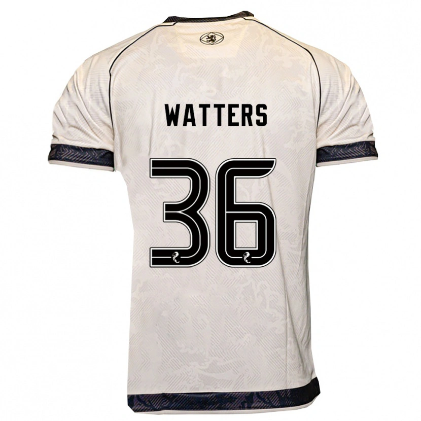 Danxen Damen Max Watters #36 Weiß Schwarz Auswärtstrikot Trikot 2025/26 T-Shirt Österreich
