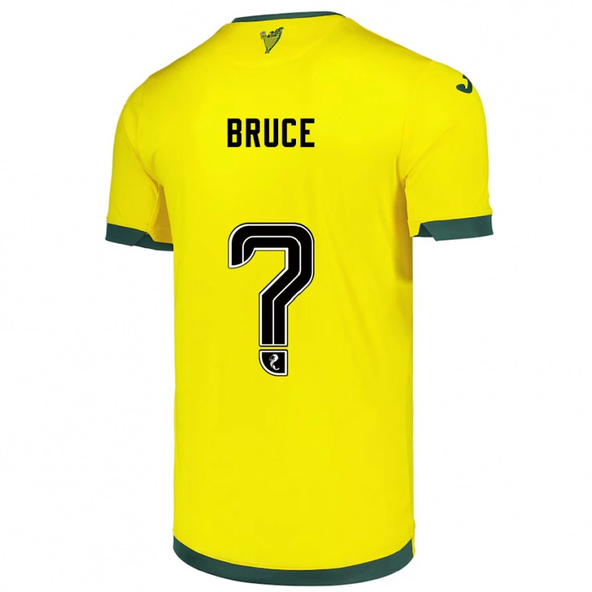 Danxen Damen Zach Bruce #0 Gelb Grün Auswärtstrikot Trikot 2025/26 T-Shirt Österreich