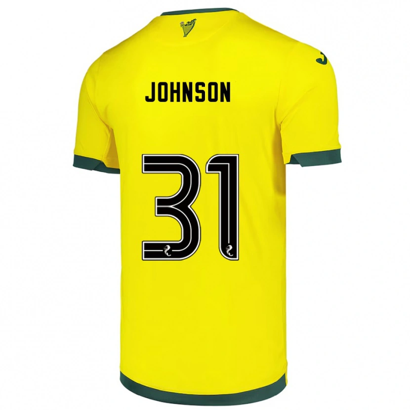 Danxen Damen Murray Johnson #31 Gelb Grün Auswärtstrikot Trikot 2025/26 T-Shirt Österreich