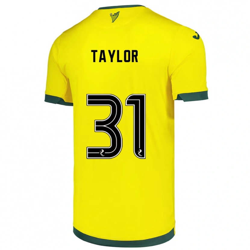 Danxen Damen Linzi Taylor #31 Gelb Grün Auswärtstrikot Trikot 2025/26 T-Shirt Österreich