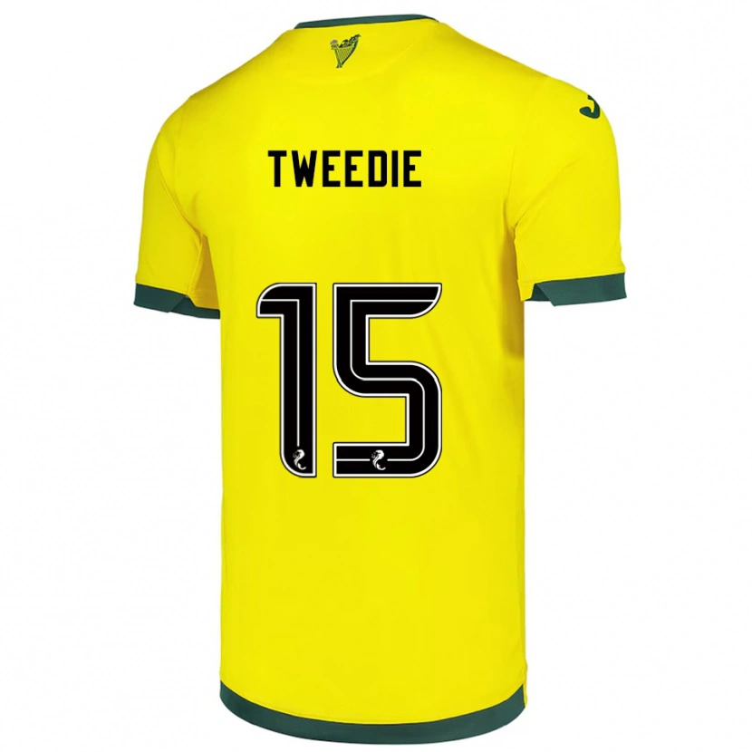 Danxen Damen Lia Tweedie #15 Gelb Grün Auswärtstrikot Trikot 2025/26 T-Shirt Österreich