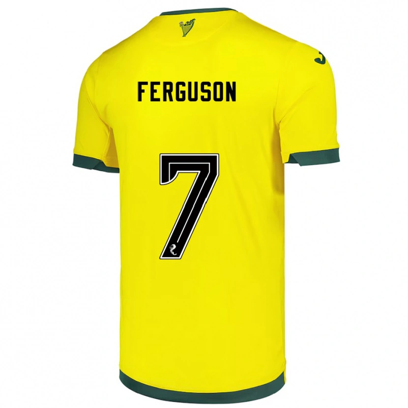 Danxen Damen Abbie Ferguson #7 Gelb Grün Auswärtstrikot Trikot 2025/26 T-Shirt Österreich