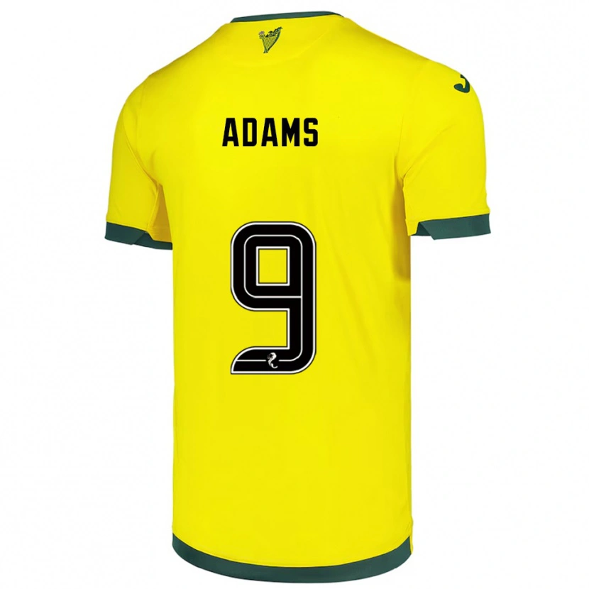 Danxen Damen Eilidh Adams #9 Gelb Grün Auswärtstrikot Trikot 2025/26 T-Shirt Österreich