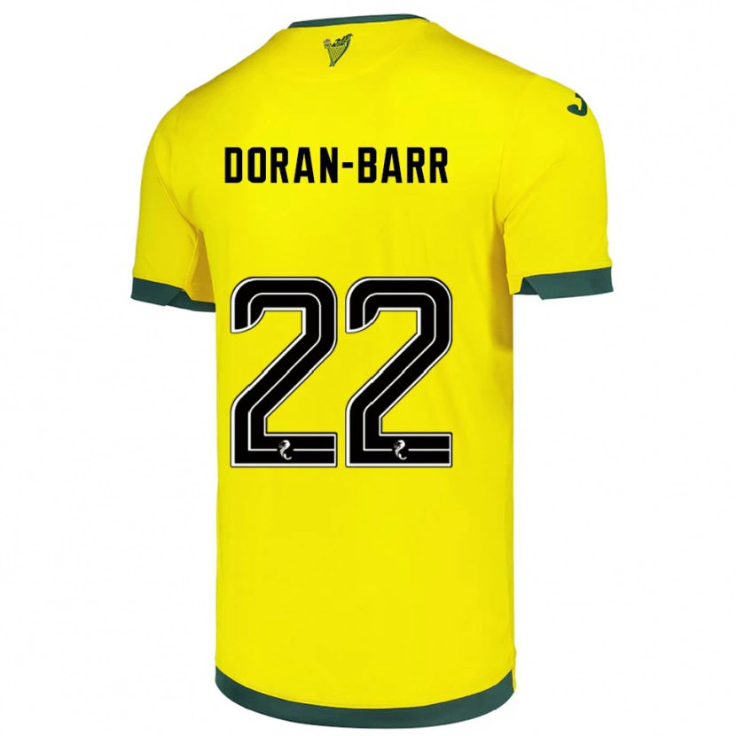 Danxen Damen Lauren Doran-Barr #22 Gelb Grün Auswärtstrikot Trikot 2025/26 T-Shirt Österreich