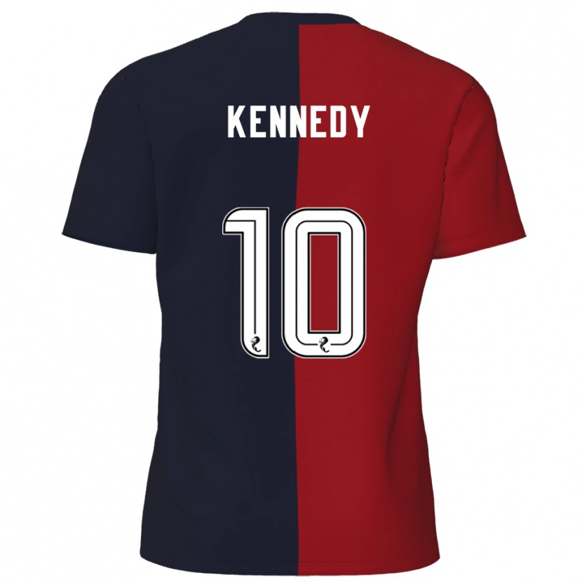 Danxen Damen Matty Kennedy #10 Rot Marine Auswärtstrikot Trikot 2025/26 T-Shirt Österreich