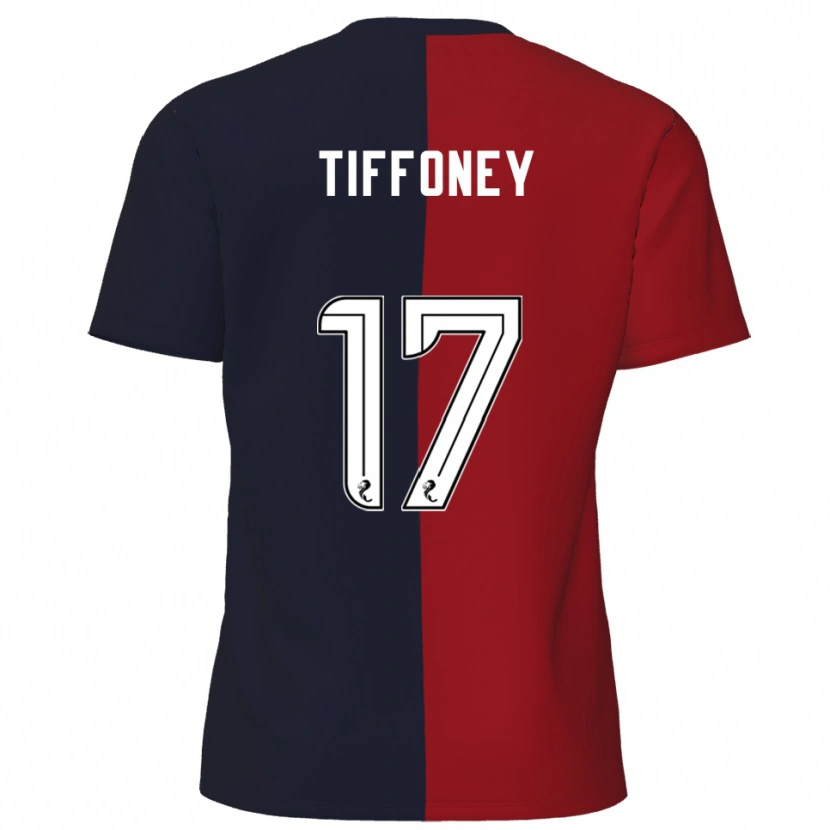 Danxen Damen Scott Tiffoney #17 Rot Marine Auswärtstrikot Trikot 2025/26 T-Shirt Österreich